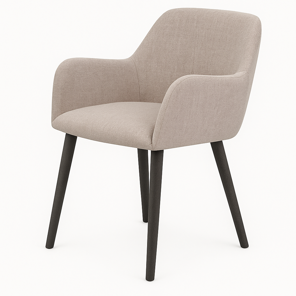 SUPPER CLUB DINING CHAIR - BISCUIT