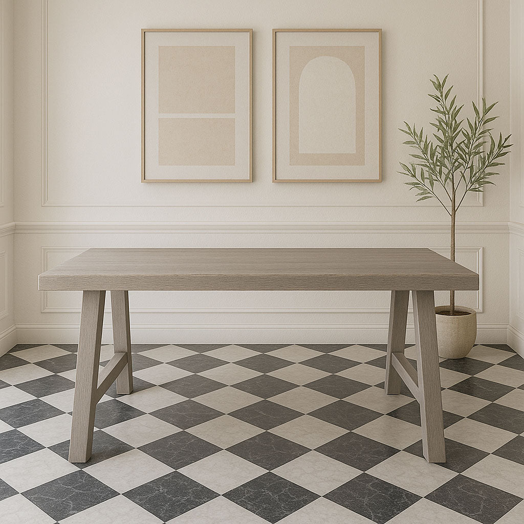 ARIZONA DINING TABLE - FOSSIL WOOD LEGS