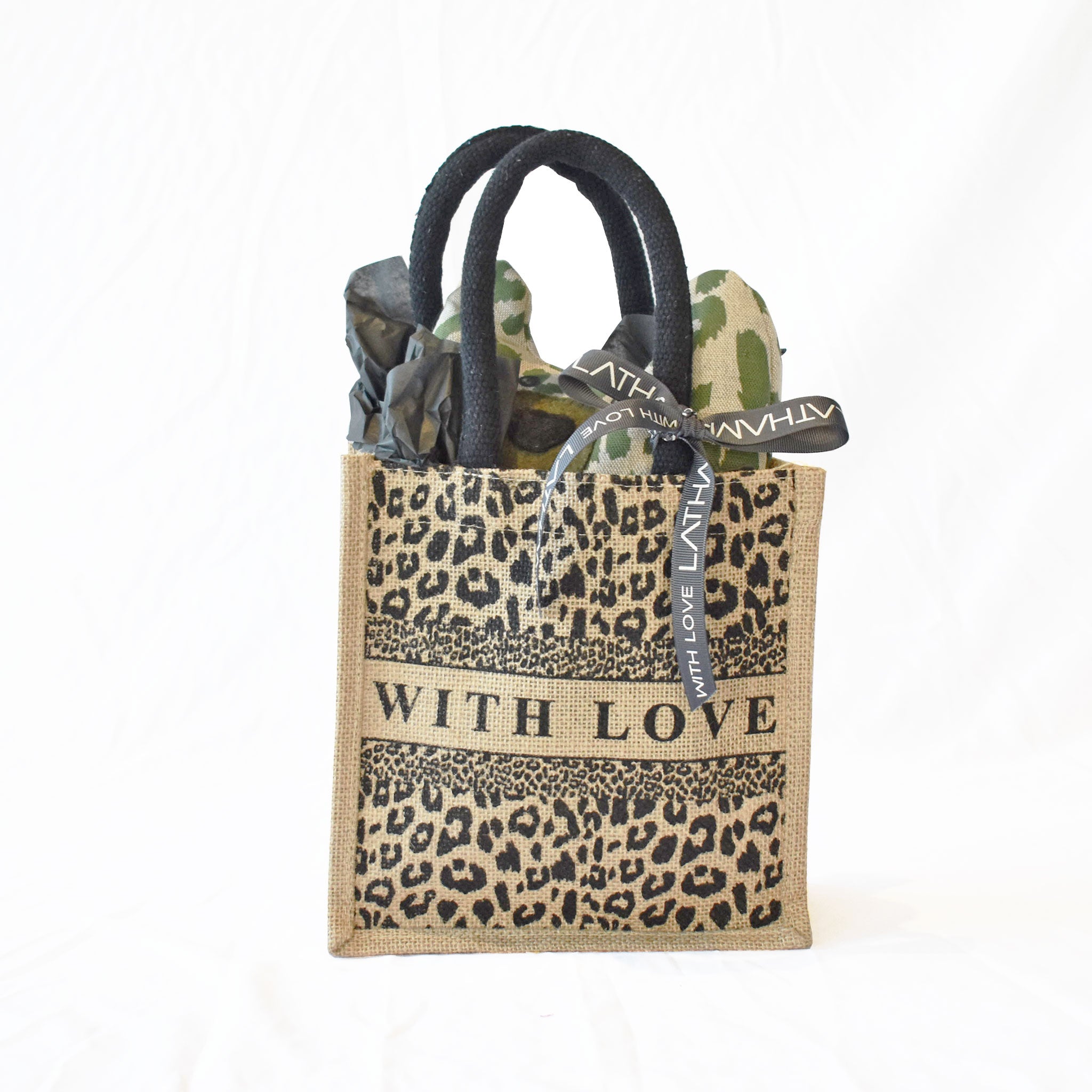 BEAR IN A BAG - GREEN