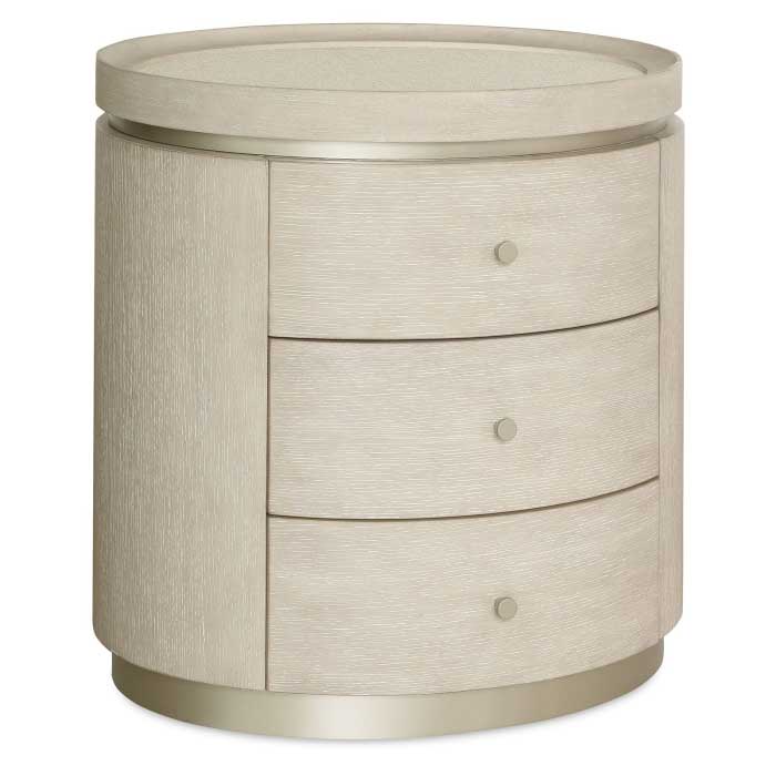 COVE 3DRW BEDSIDE TABLE