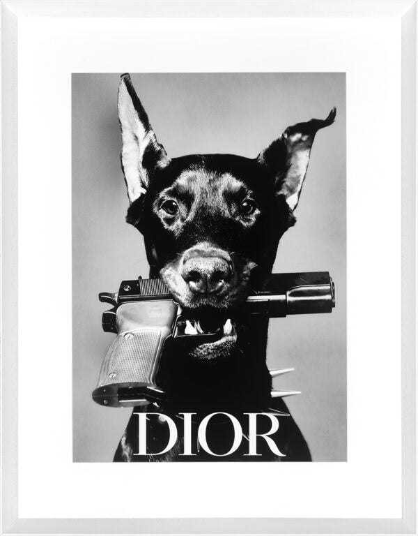 DIOR DOG ARTWORK