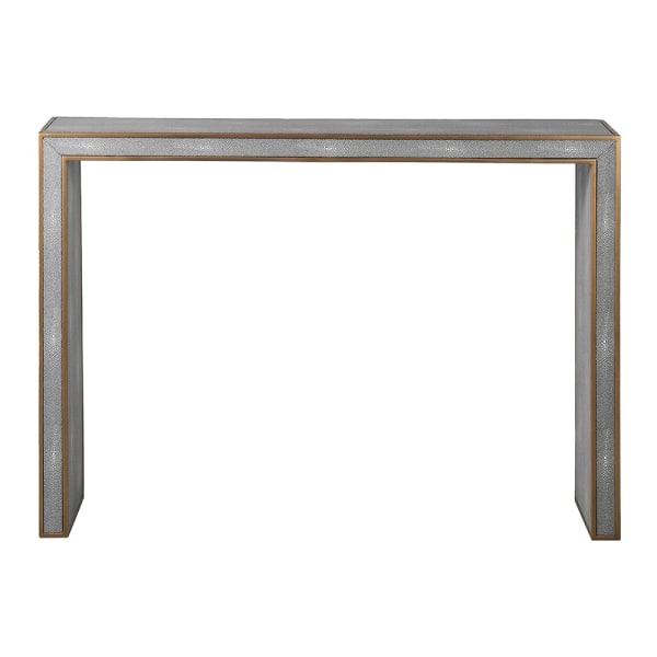 FAUX SHAGREEN CONSOLE