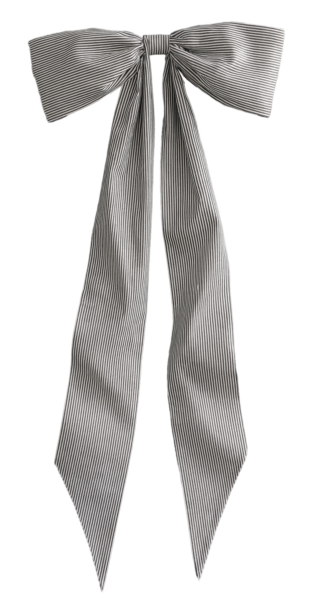 Majestic Black & White Striped Bow – Handmade (Pre-Order by 15th Nov)