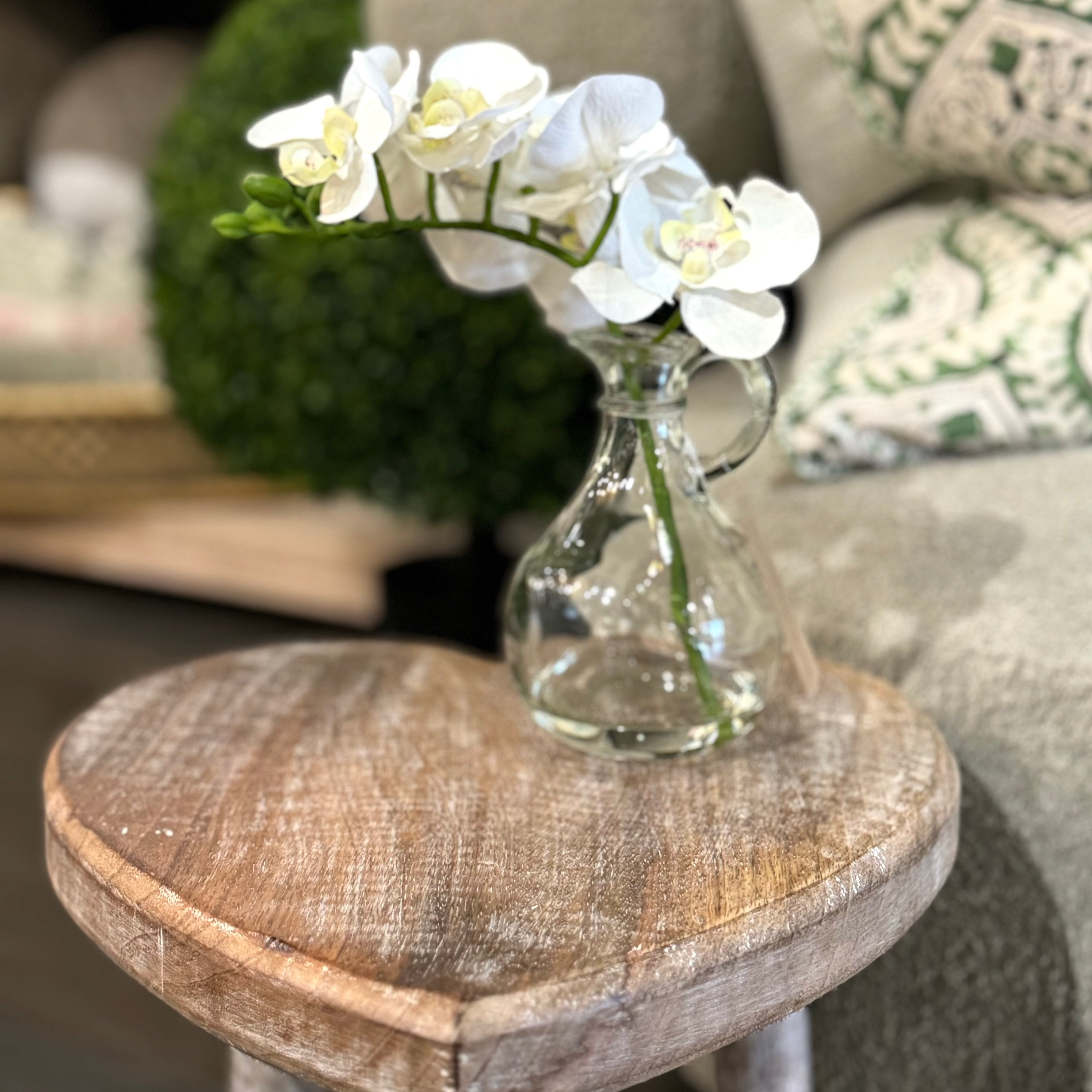 ORCHID IN GLASS JAR