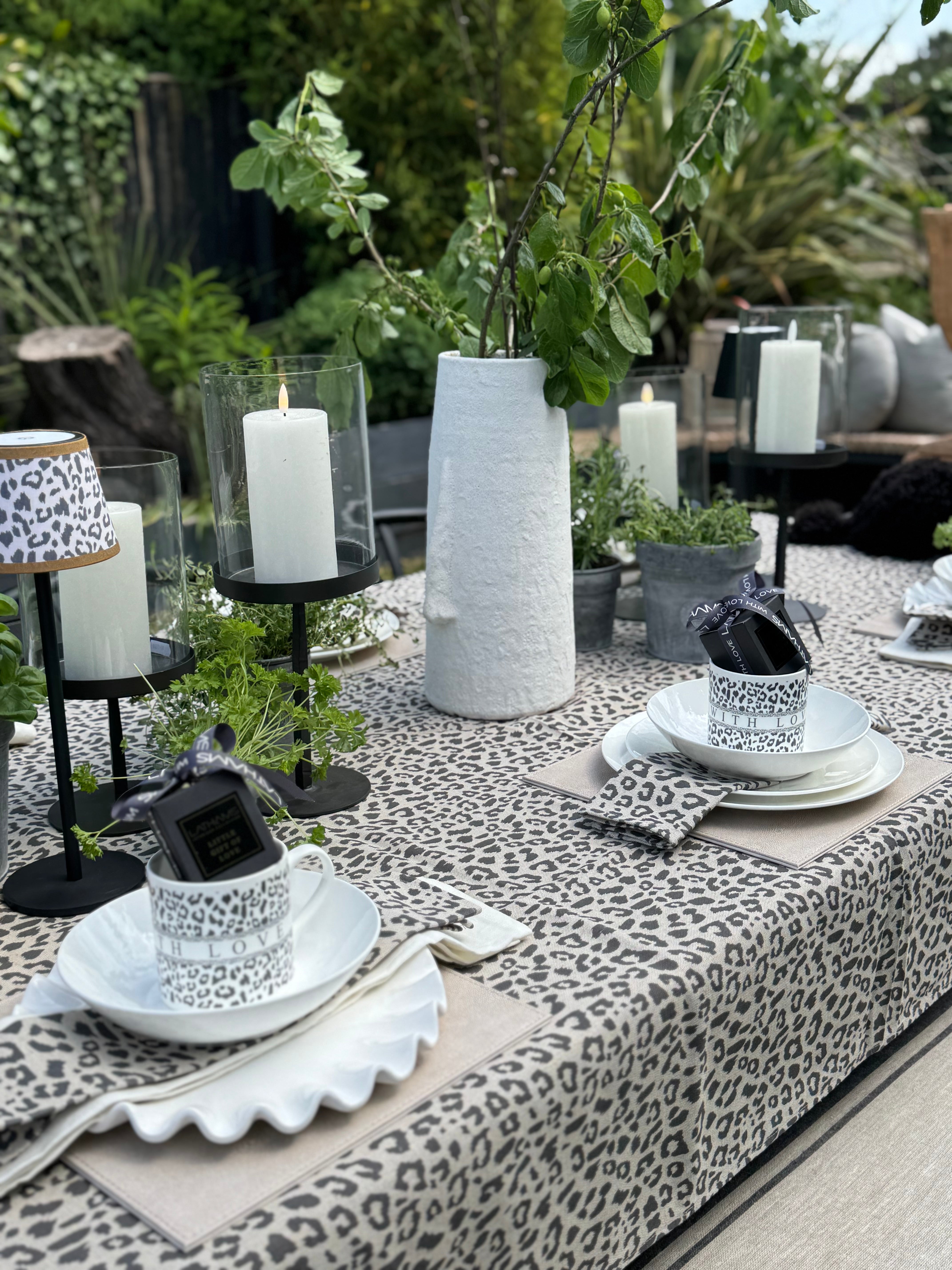 Square Placemat Shagreen - Ivory