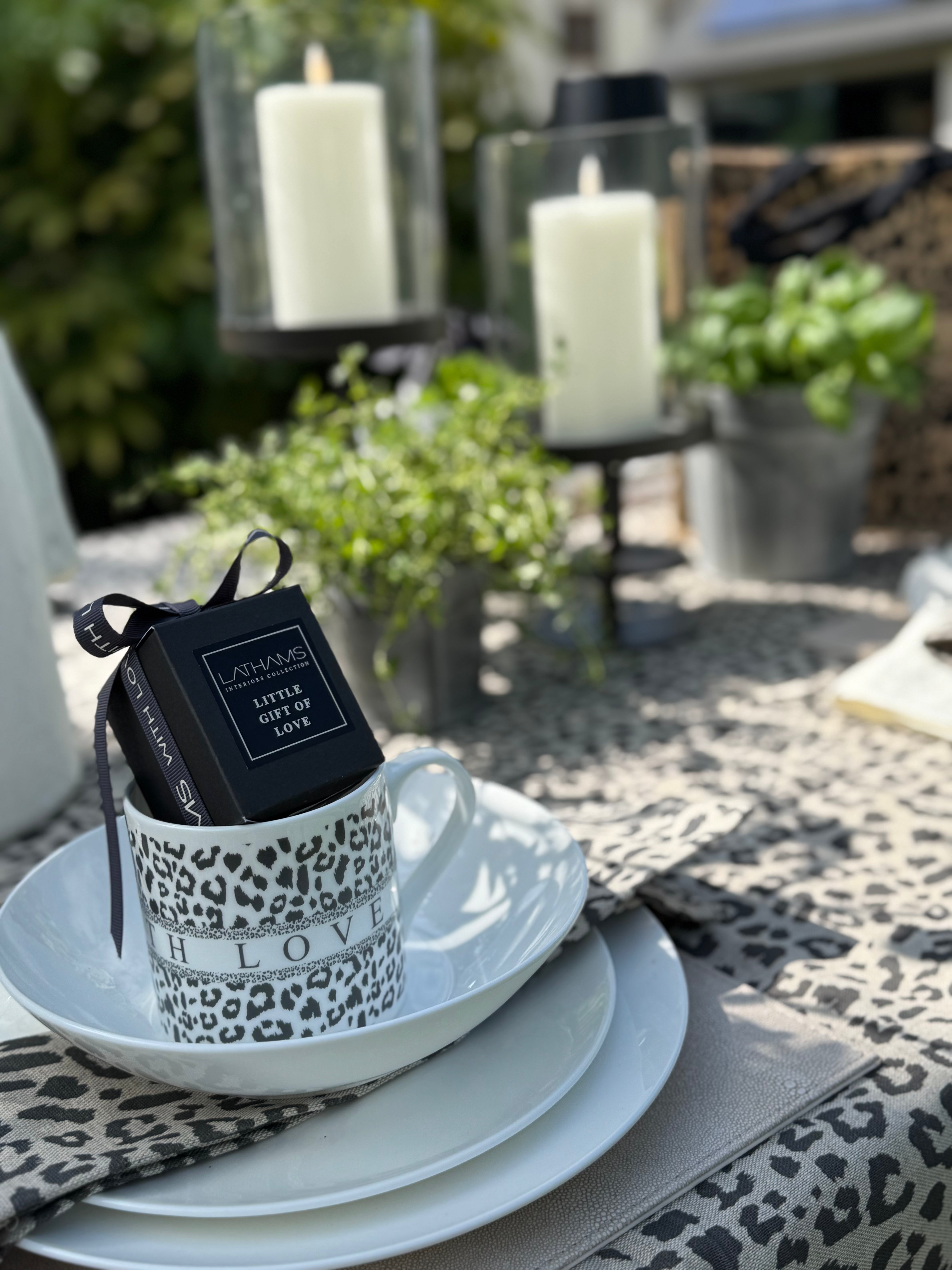 Square Placemat Shagreen - Ivory