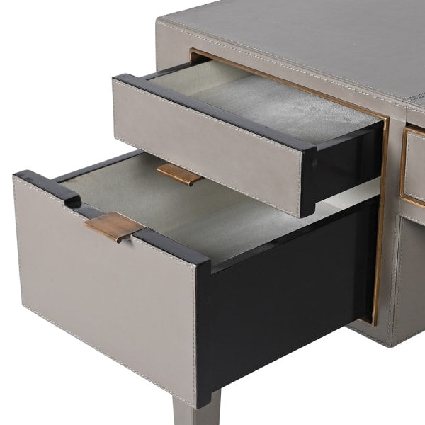 LUX LEATHER DESK