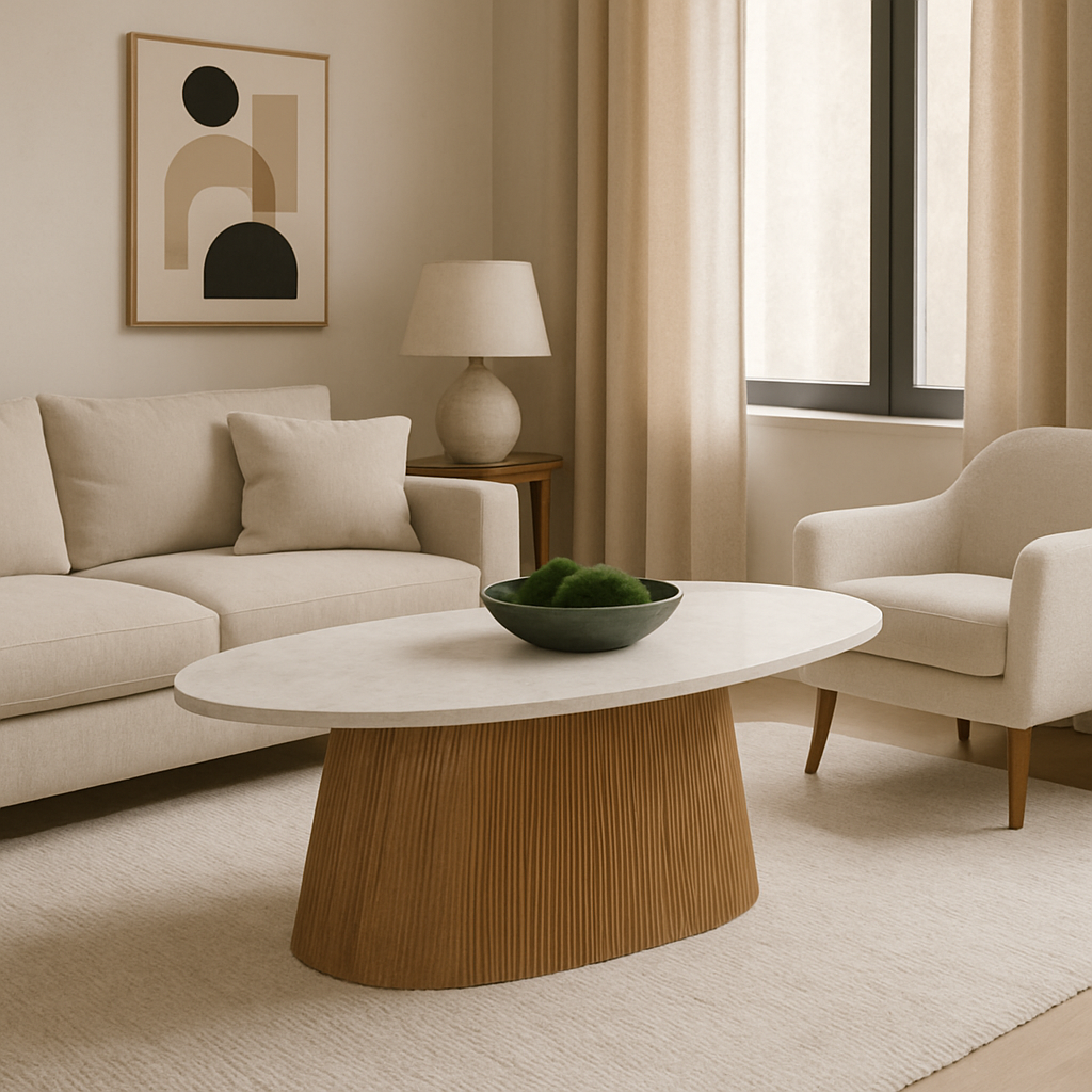 NOMAD COFFEE TABLE - OVAL