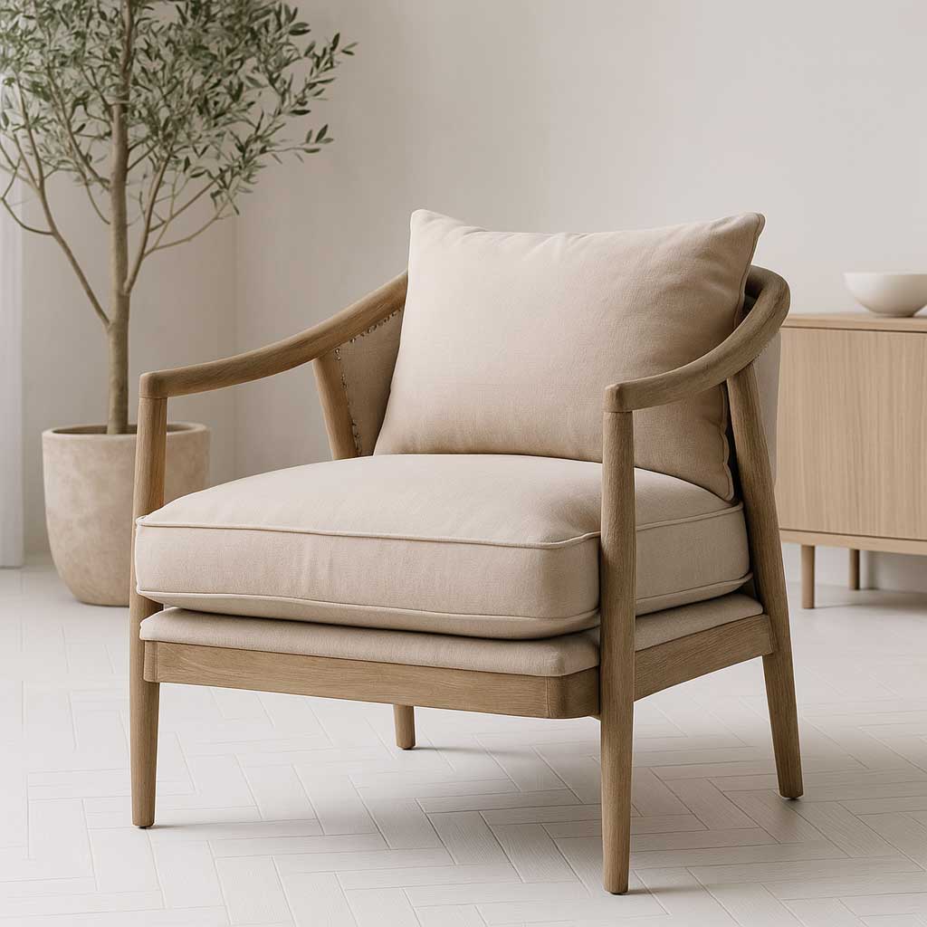 OSLO OCCASIONAL CHAIR - NATURAL