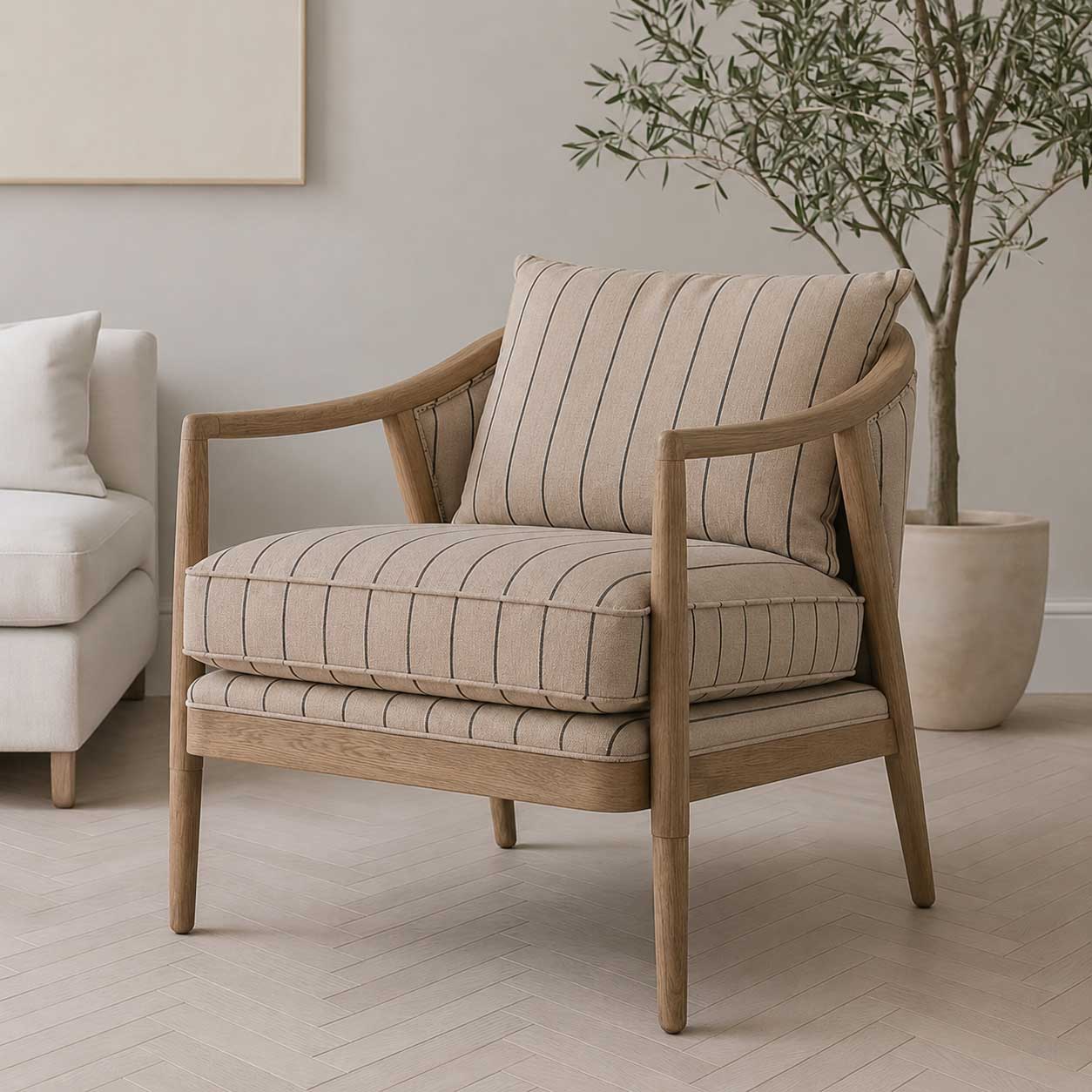 OSLO OCCASIONAL CHAIR - STRIPE