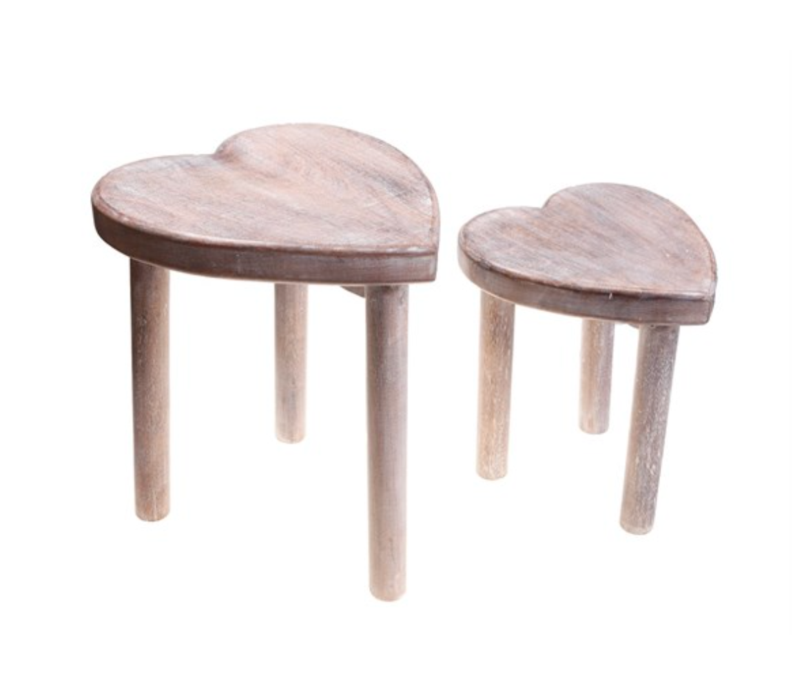 HEART SHAPED STOOL - LARGE
