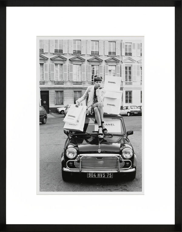 SHOPPING IN PARIS ARTWORK