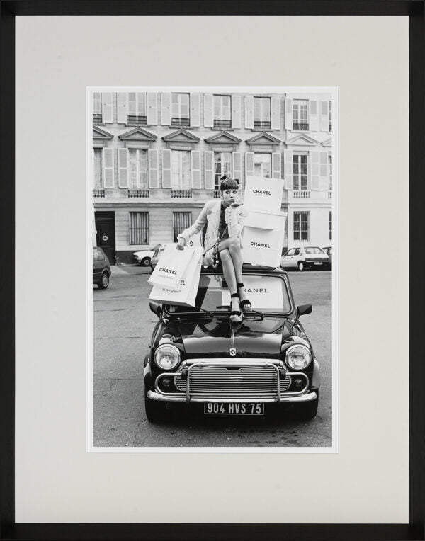 SHOPPING IN PARIS ARTWORK