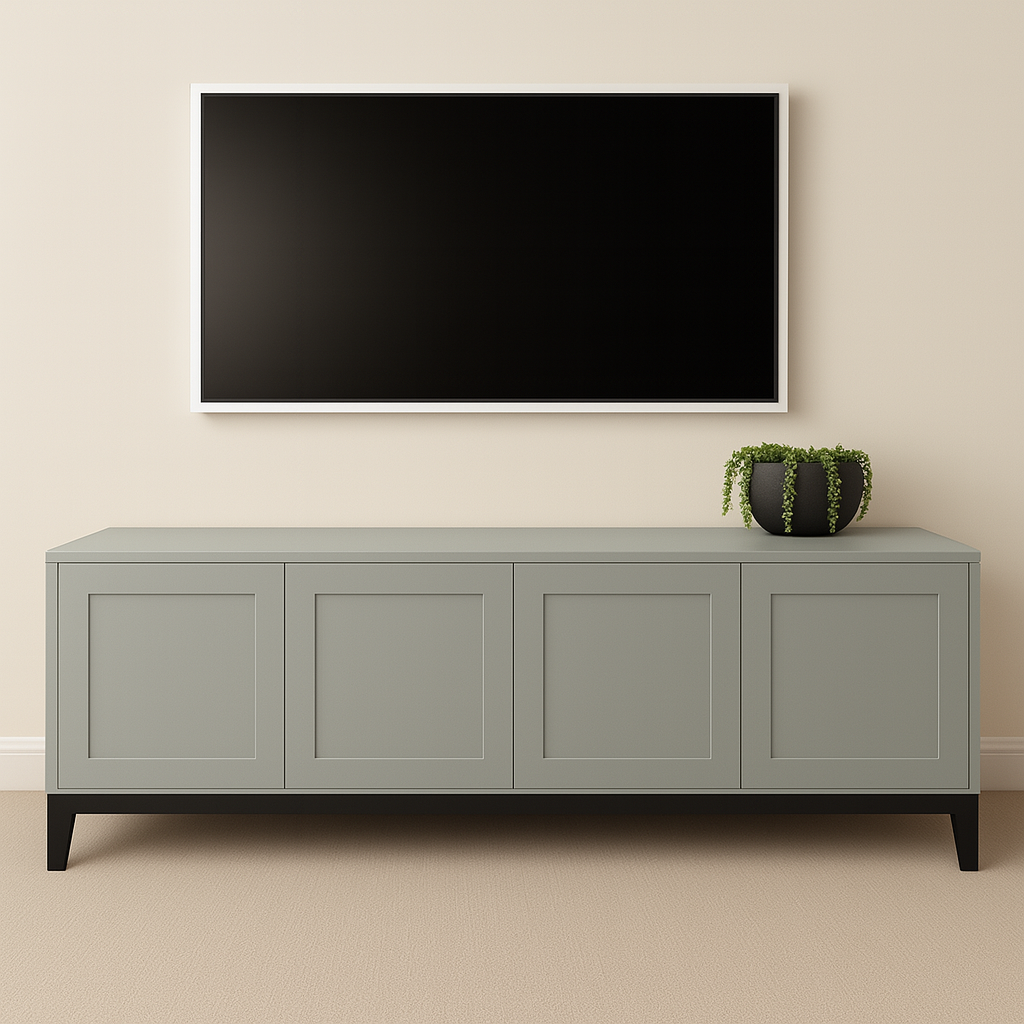 THE LOVER TV UNIT - PANELLED DOORS