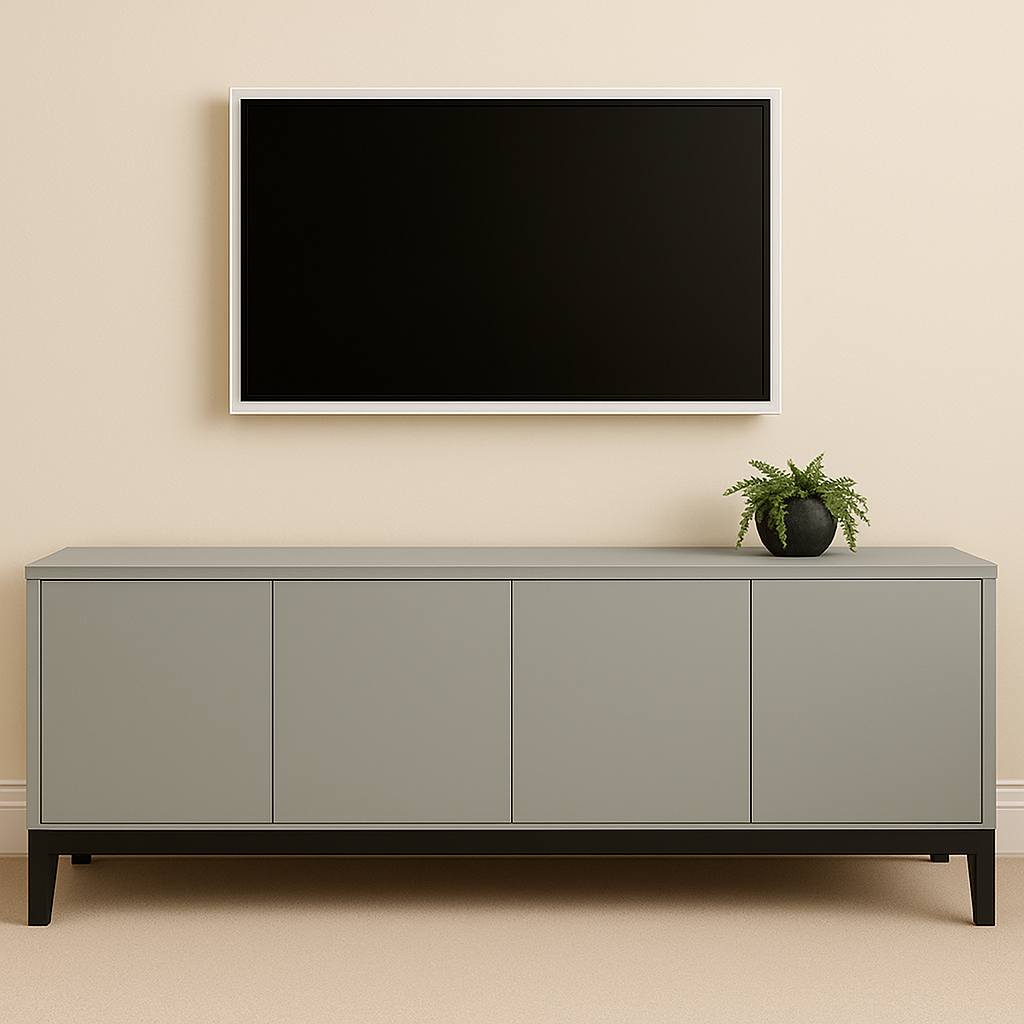 THE LOVER TV UNIT - PLAIN DOORS