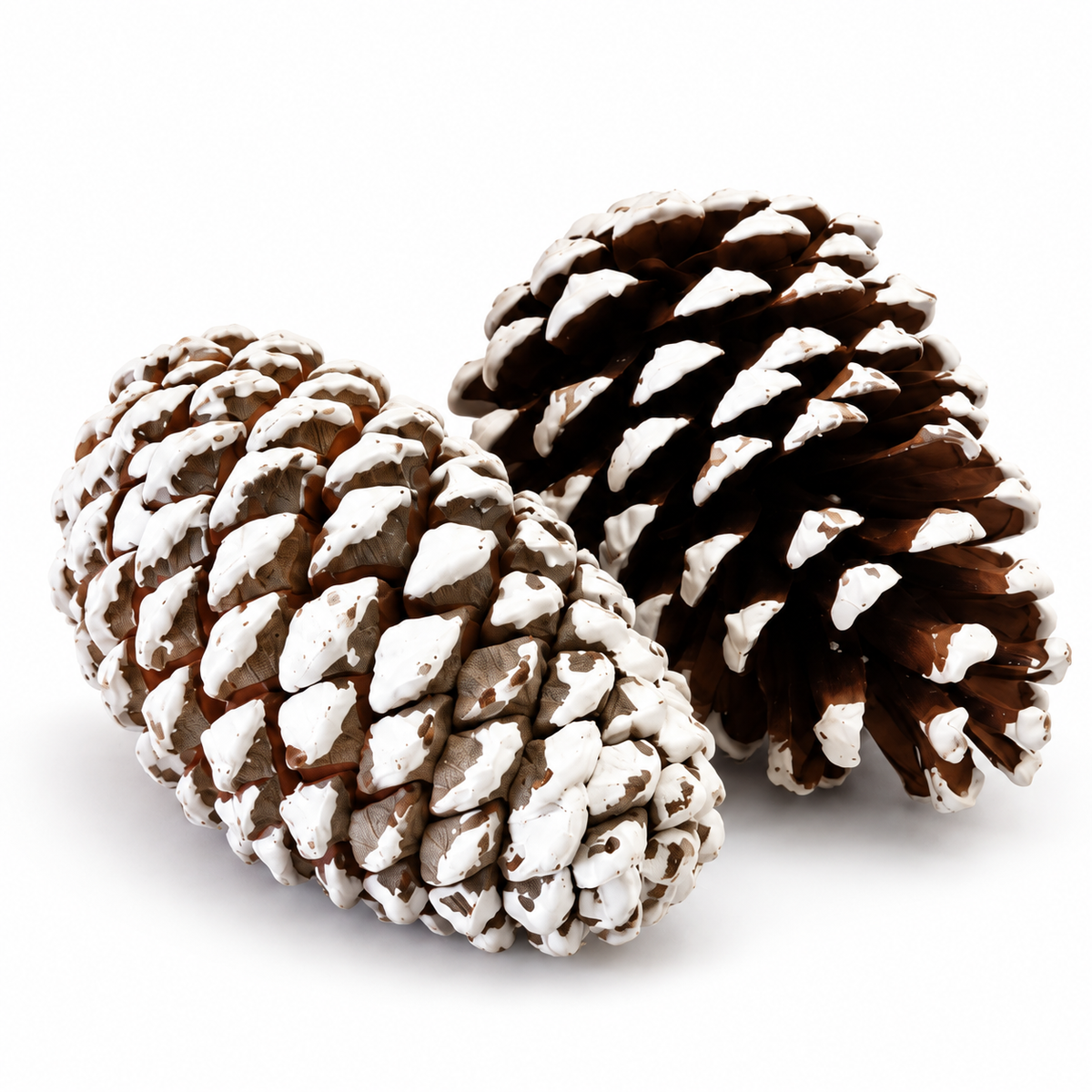 BAG OF WHITE TIPPED CONES