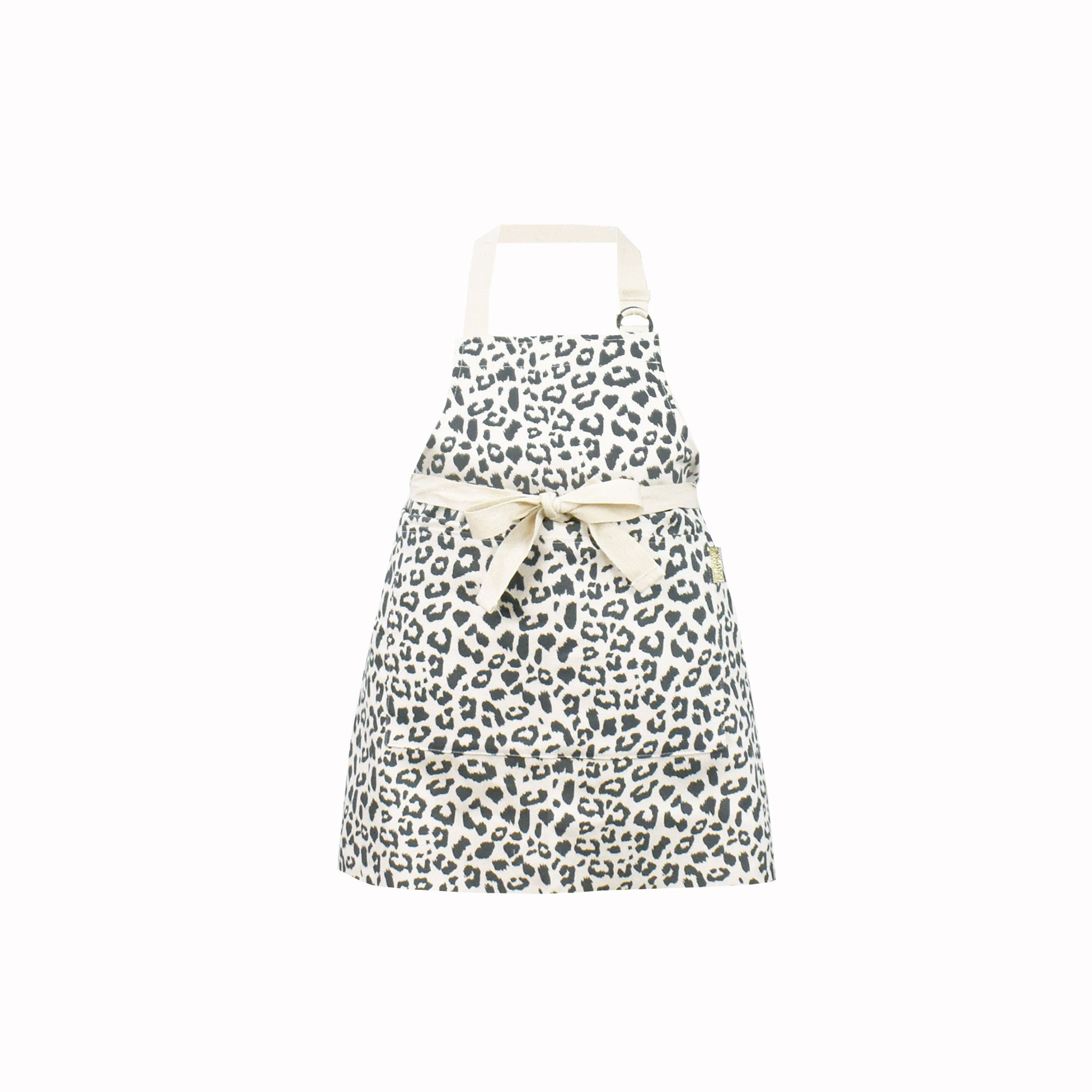 LEOPARD APRON GREY - CHILD