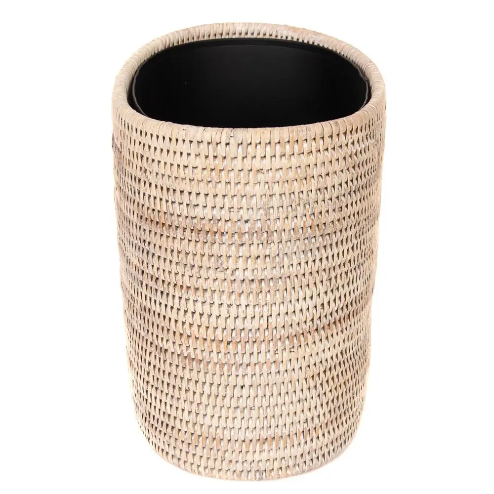 RATTAN OVAL BIN
