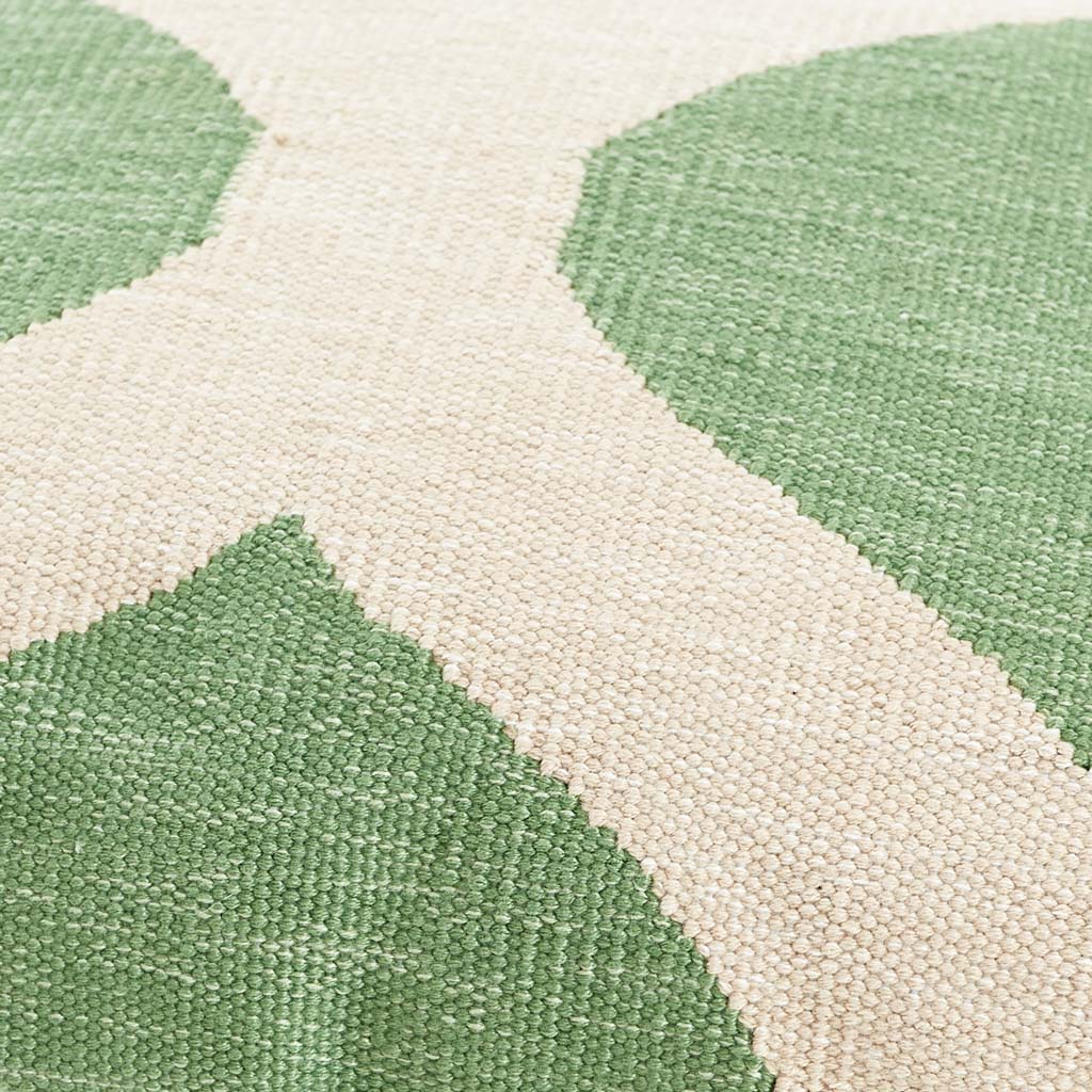 TRELLIS GREEN CUSHION