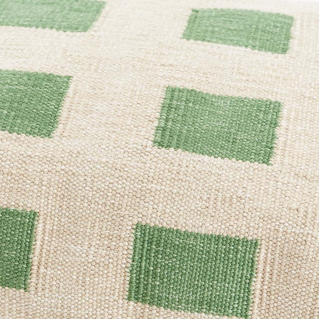 GRID GREEN CUSHION