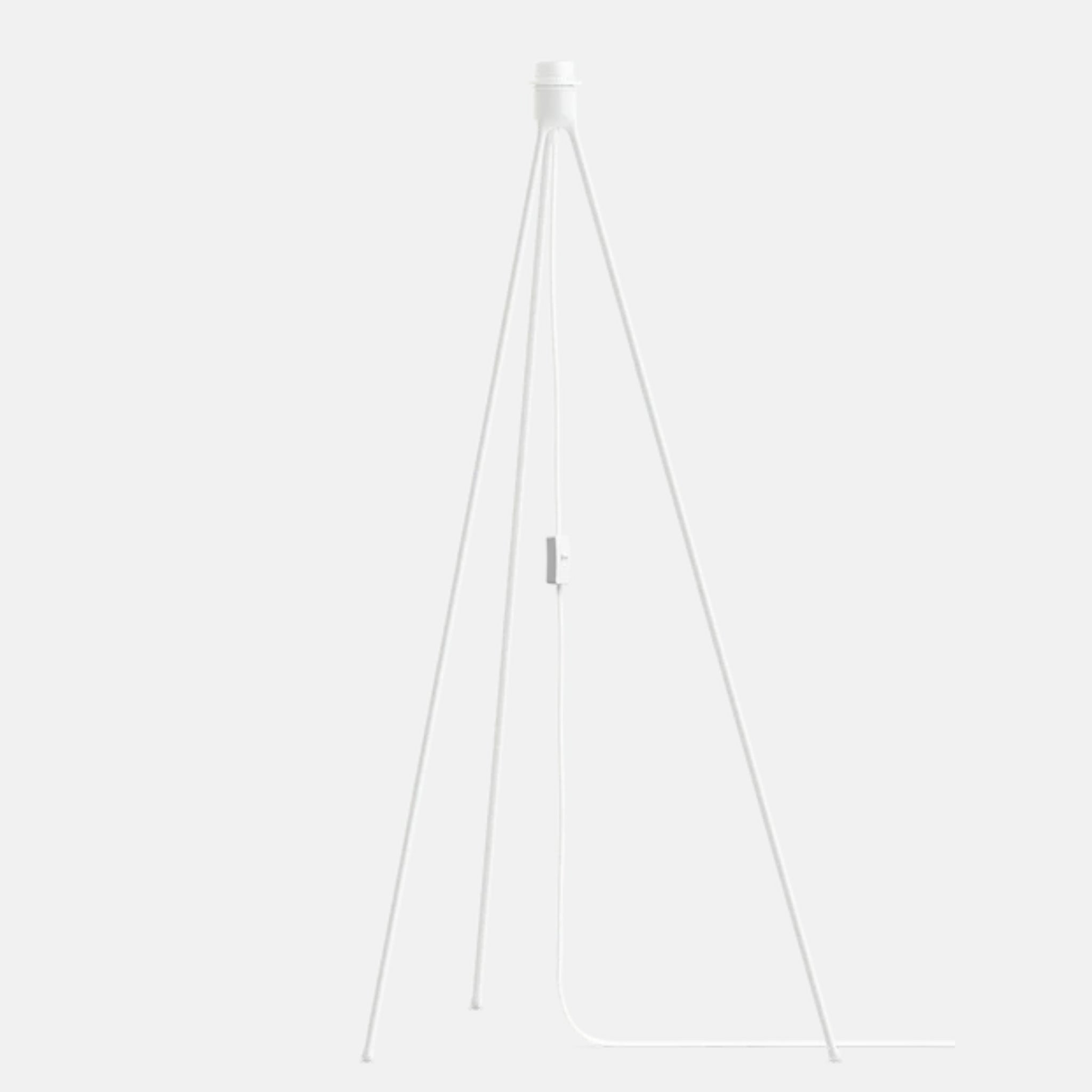 TRIPOD FLOOR LAMP BASE WHITE