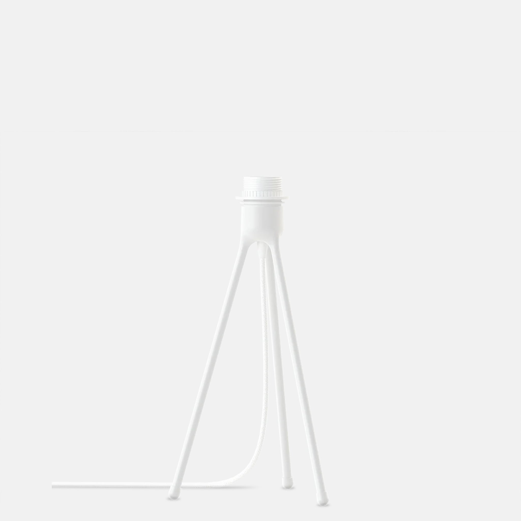 TRIPOD TABLE LAMP BASE WHITE