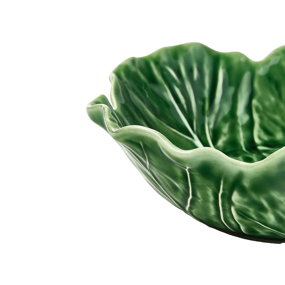 CABBAGE LEAF BOWL 22.5cm