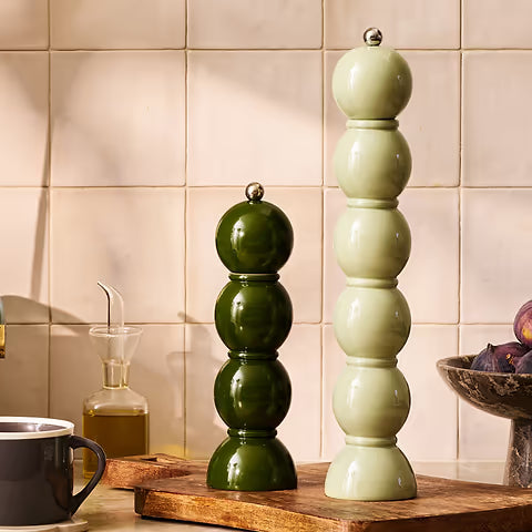 BOBBIN SALT & PEPPER GRINDER - GREEN - S