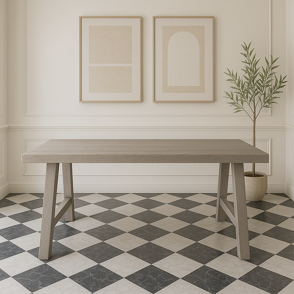 ARIZONA DINING TABLE - FOSSIL WOOD LEGS