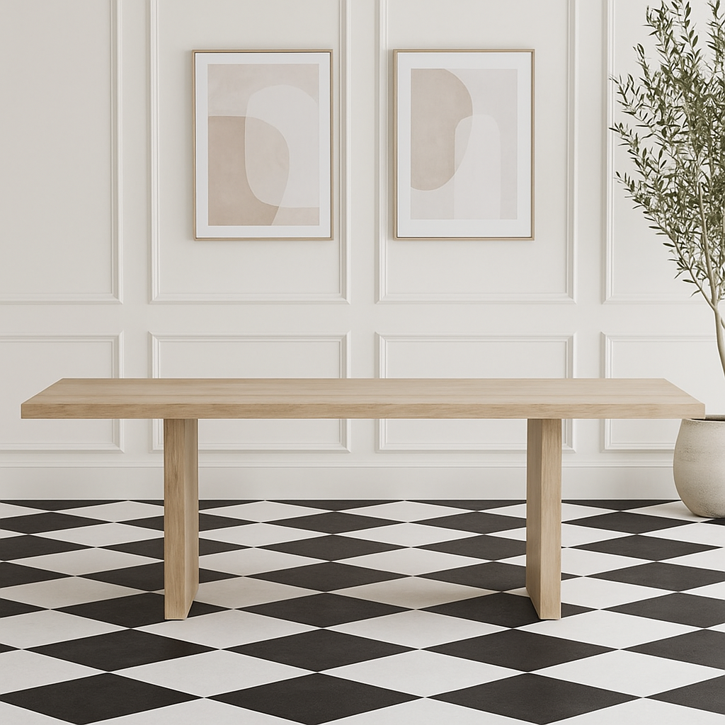 ARIZONA DINING TABLE - TANGO WOOD LEGS