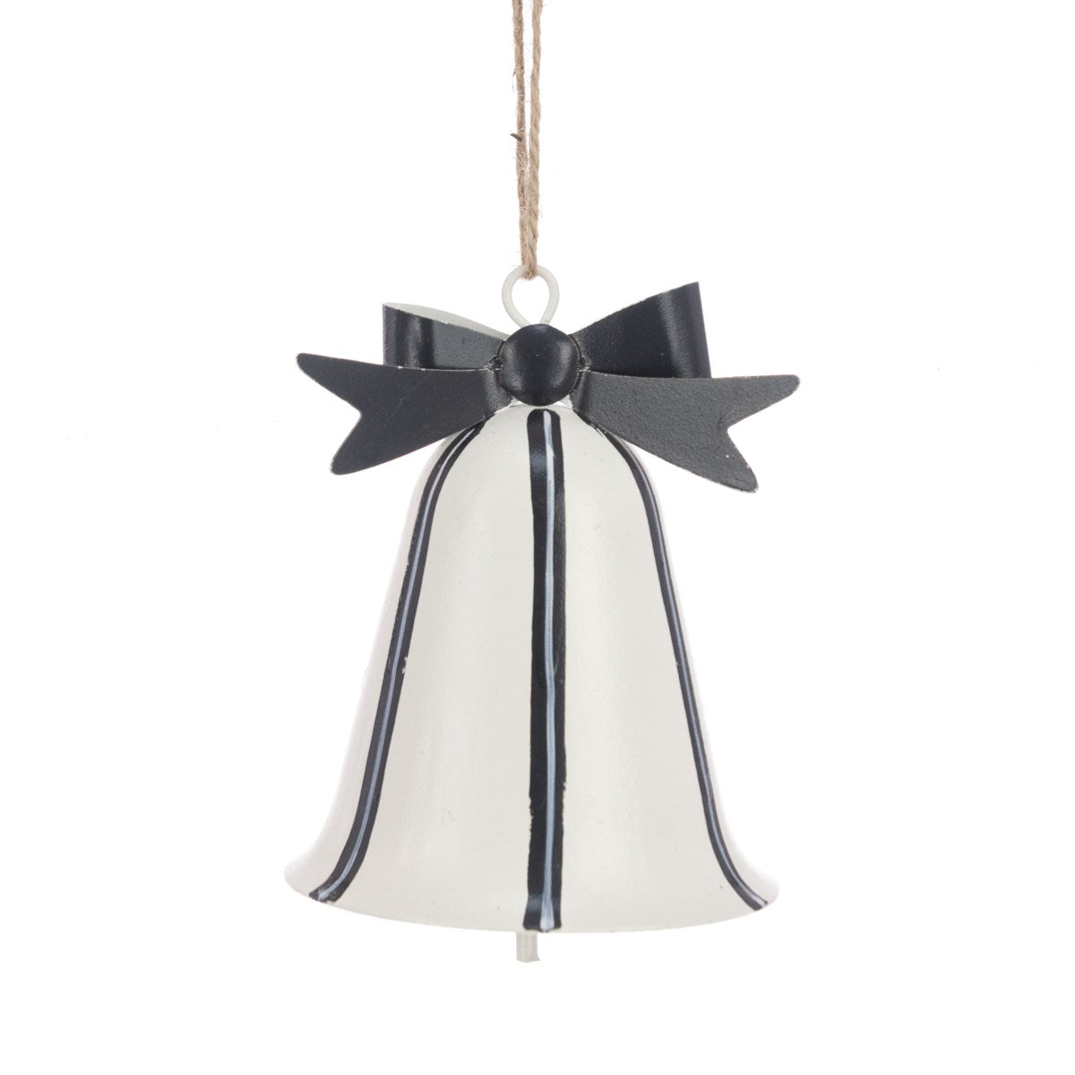 METAL BELL HANGER WITH BOW 11CM