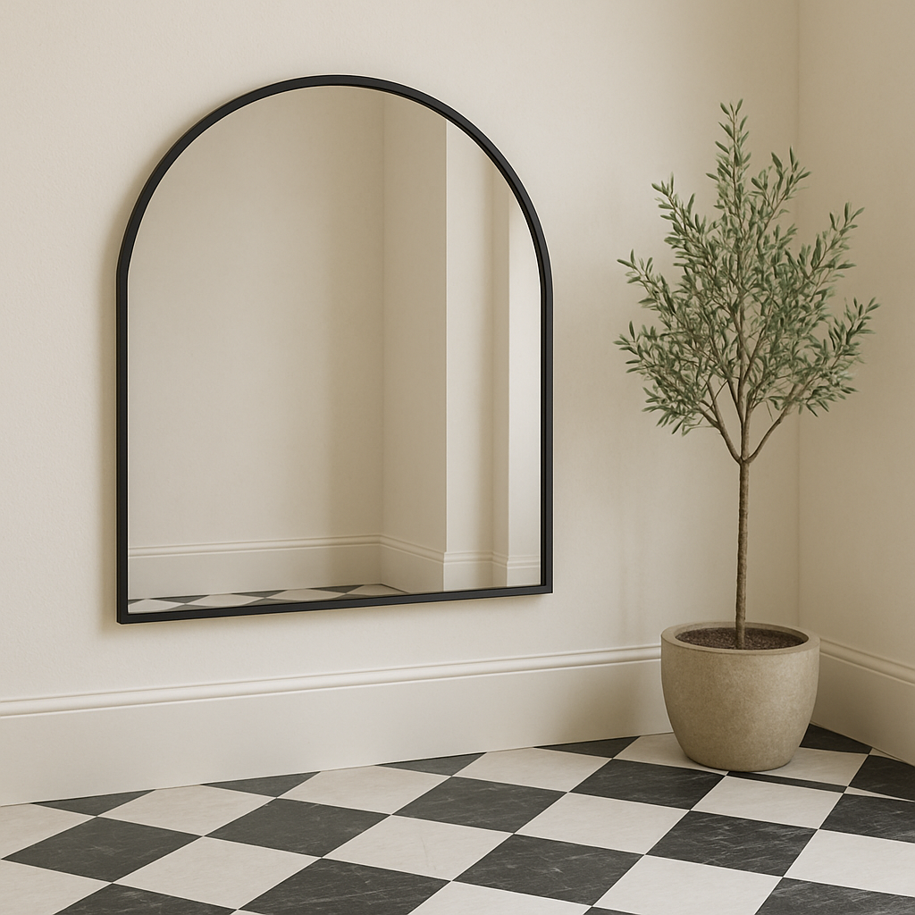 BLACK ARCH MIRROR