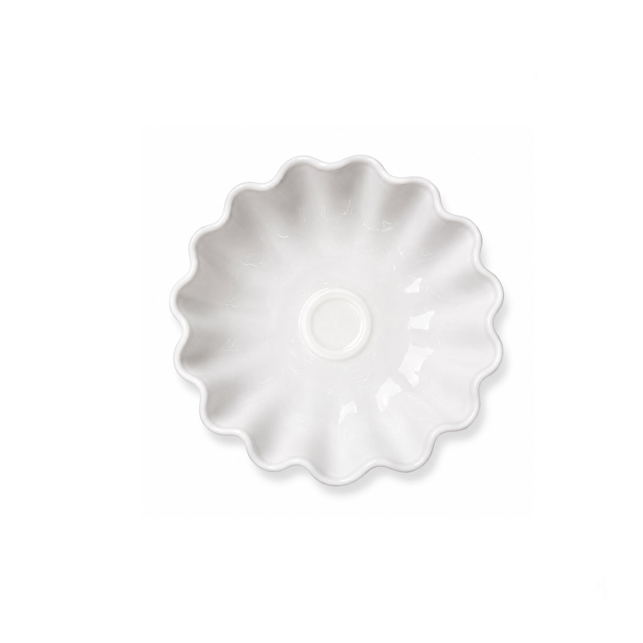 RUFFLE WHITE BOWL