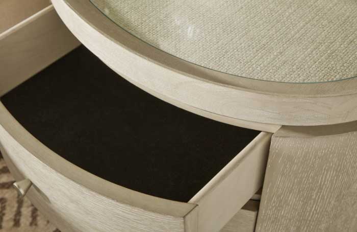COVE 3DRW BEDSIDE TABLE