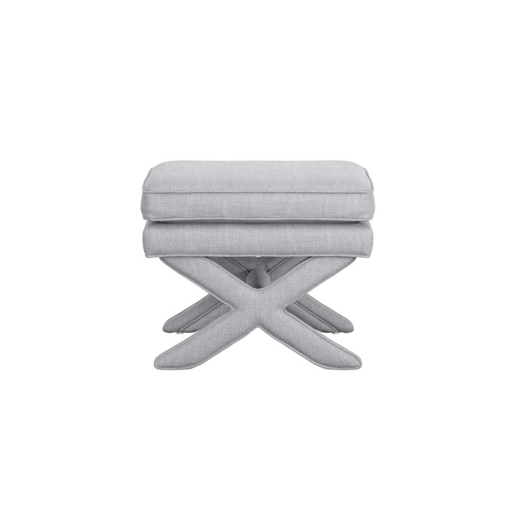 CROSS MY HEART STOOL - TAUPE OR DOVE GREY