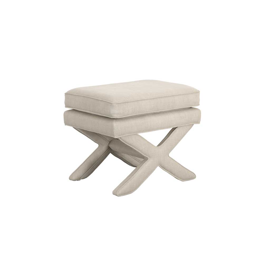 CROSS MY HEART STOOL - TAUPE OR DOVE GREY