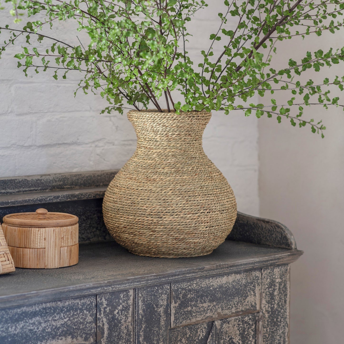 GRANVILLE CONCAVE CANE VASE
