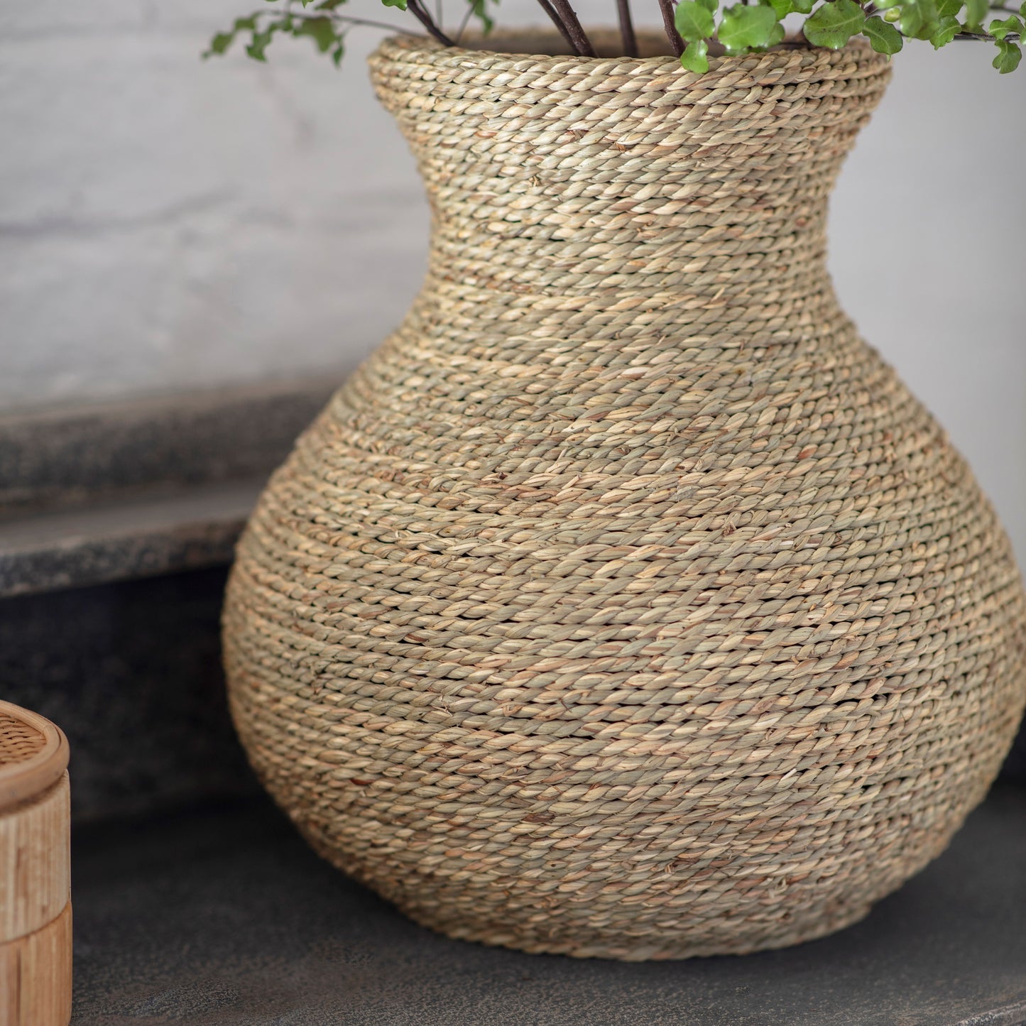 GRANVILLE CONCAVE CANE VASE