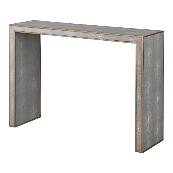 FAUX SHAGREEN CONSOLE