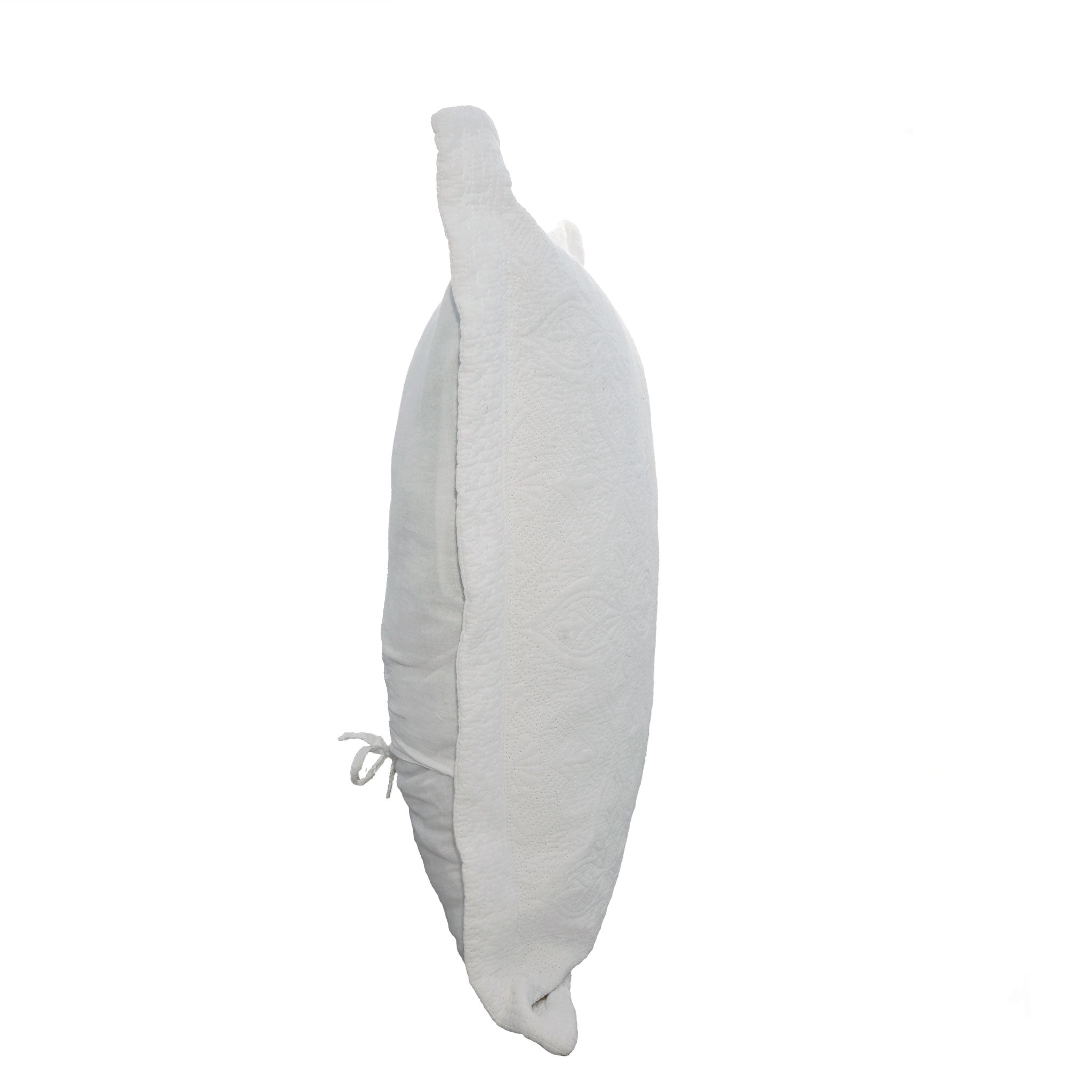 ROYAL WHITE CONTINENTAL CUSHION
