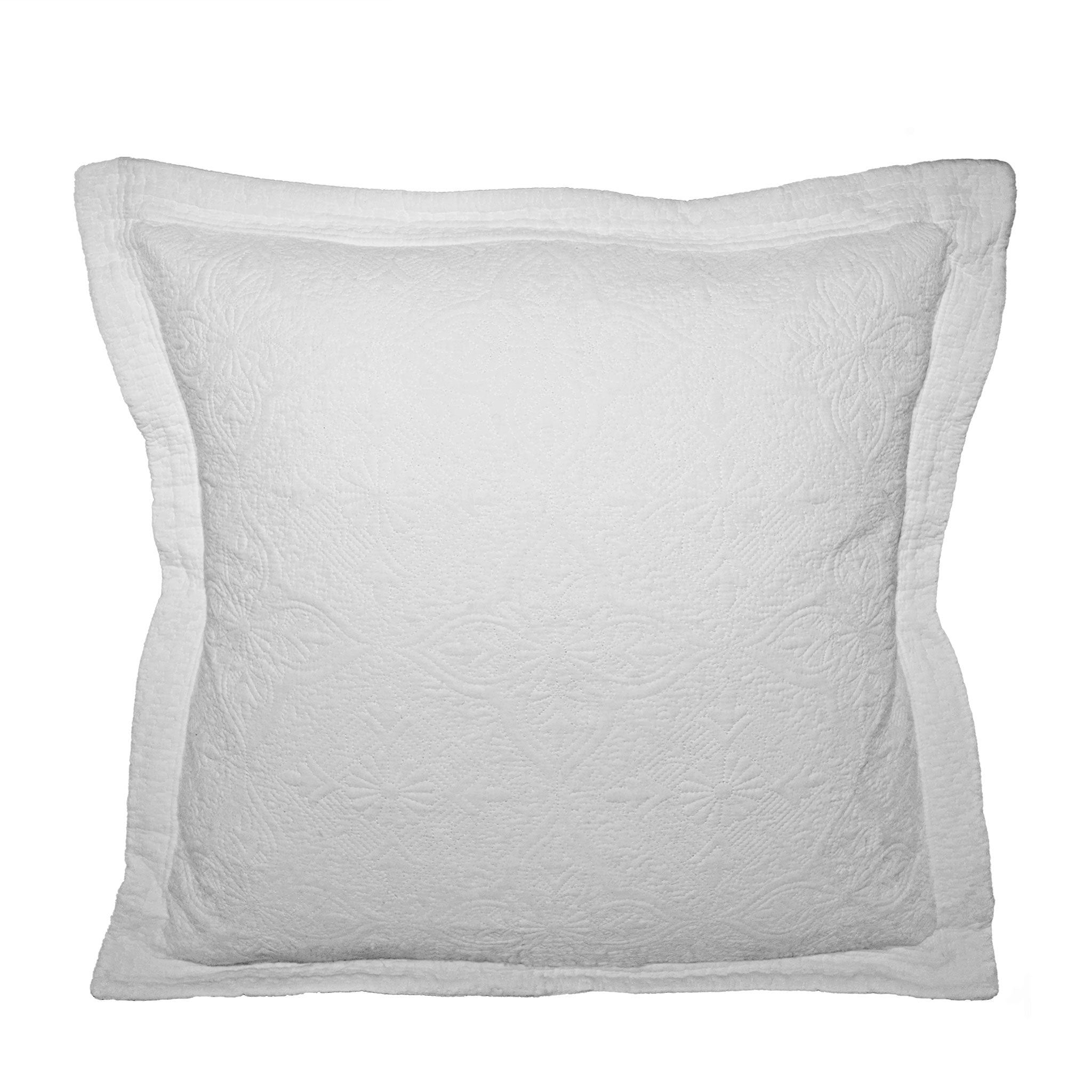ROYAL WHITE CONTINENTAL CUSHION