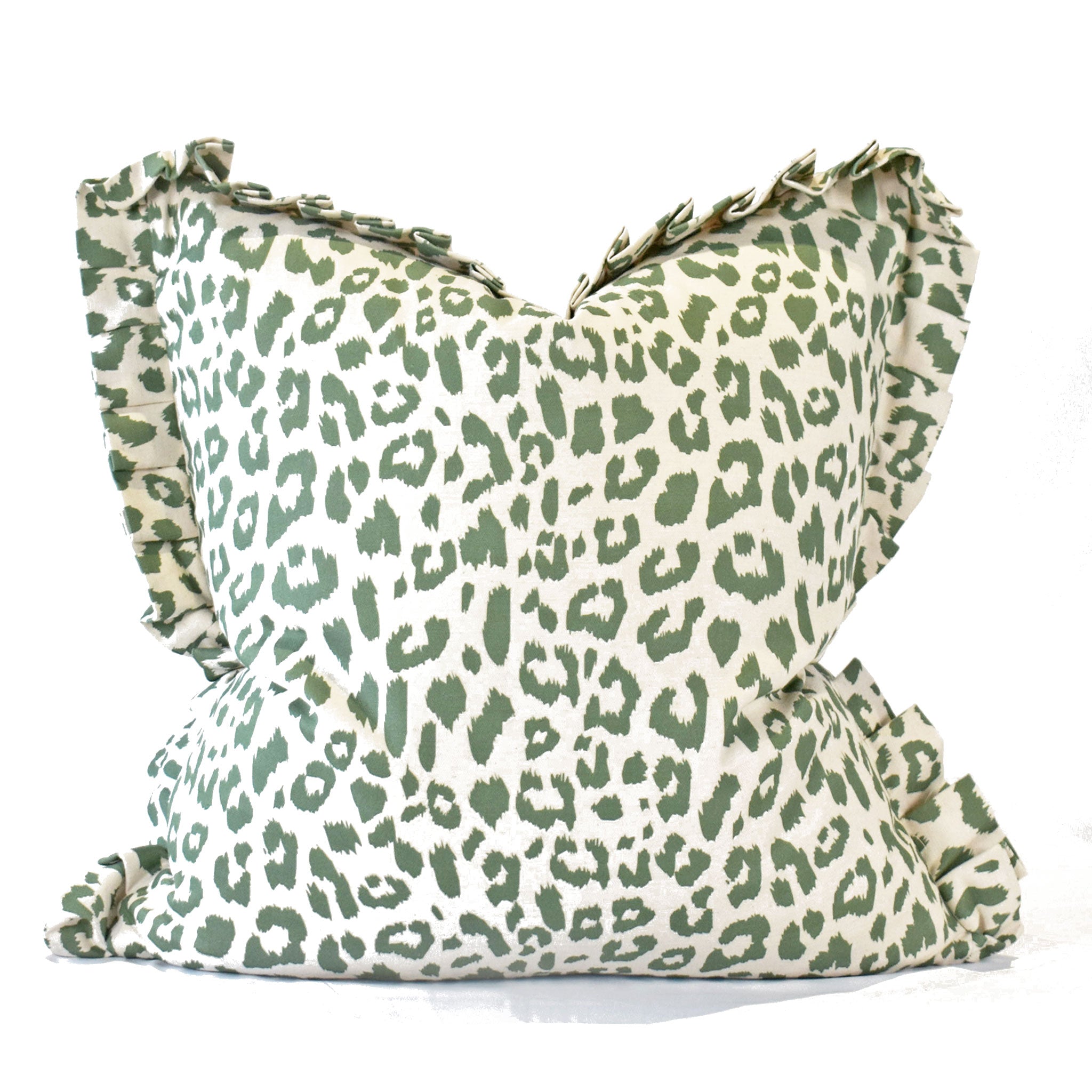 FRILLY LEOPARD GREEN