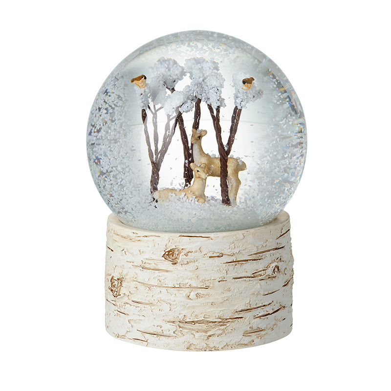 DEER AND TREES SNOWGLOBE