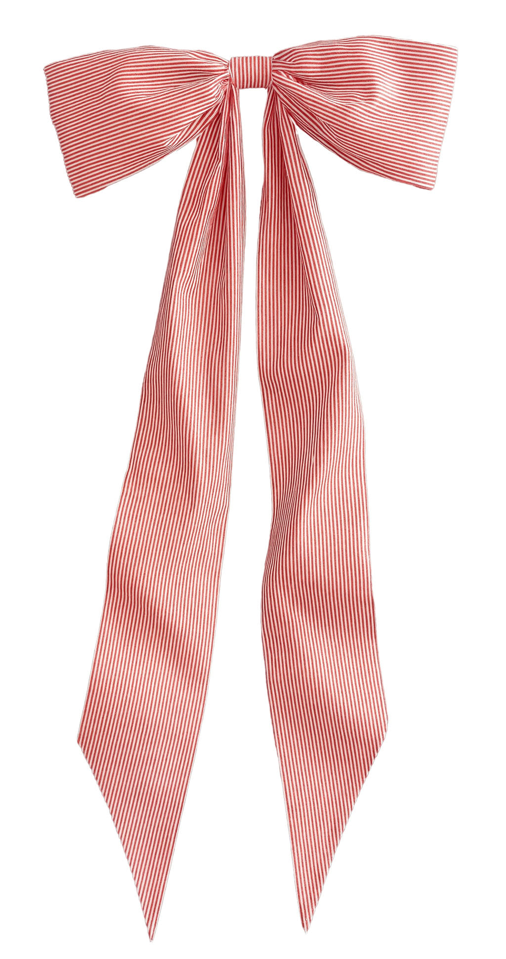 Majestic Red & White Striped Bow – Handmade (Pre-Order by 15th Nov)