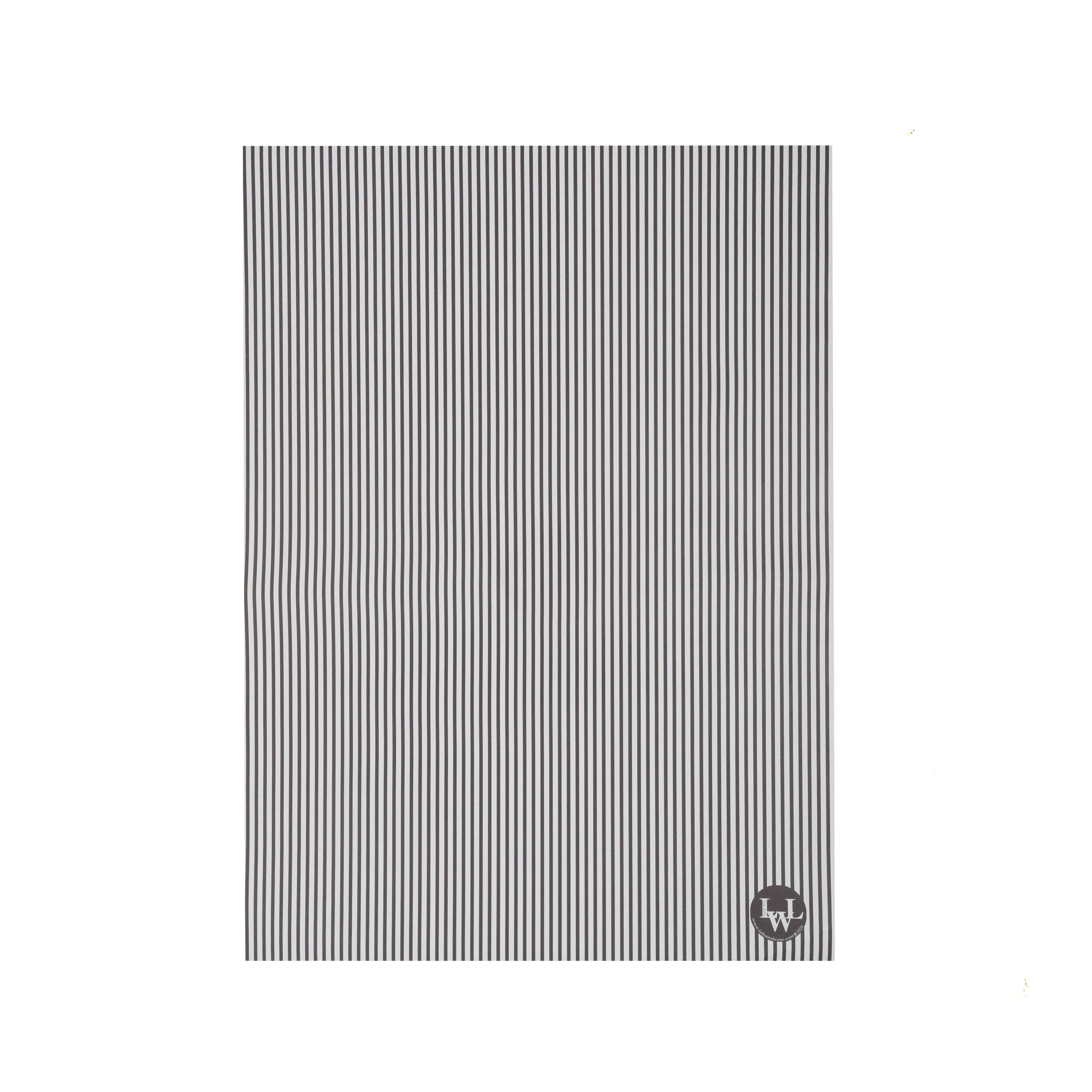 Grey & White Striped Wrapping Paper