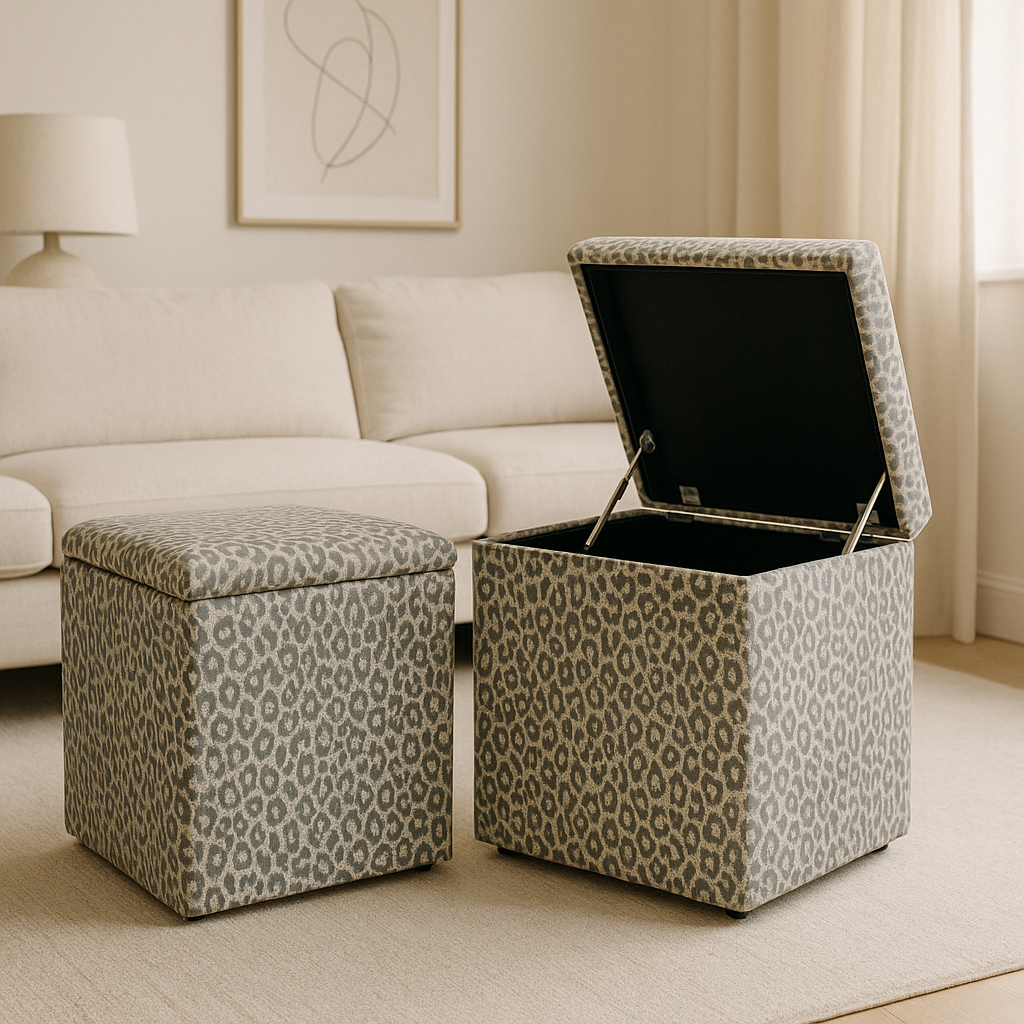 HIDEAWAY STORAGE FOOTSTOOL