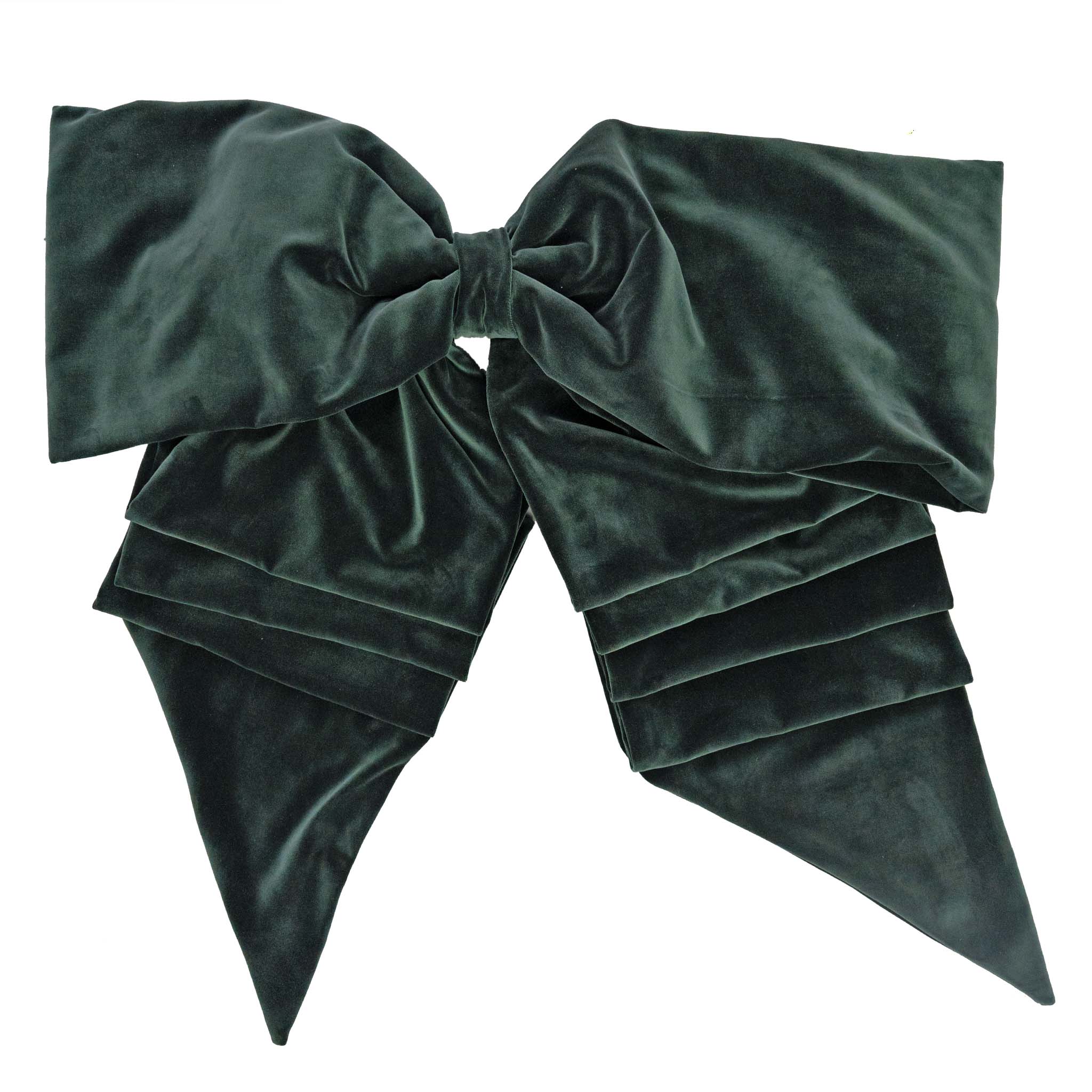 Majestic Green Velvet Bow – Handmade (Pre-Order by 15th Nov)