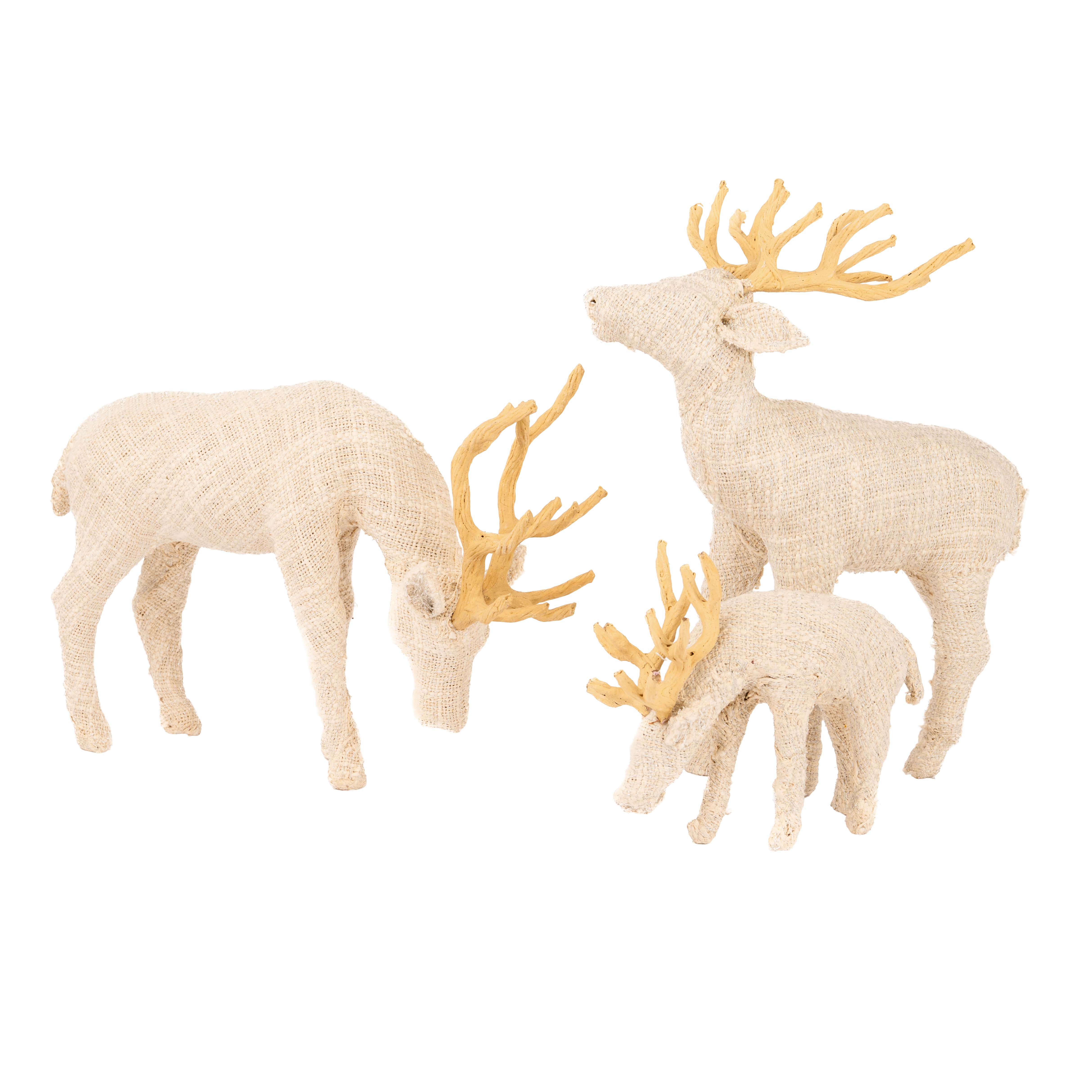 Cotton Glitz Grazing Reindeer (Small)