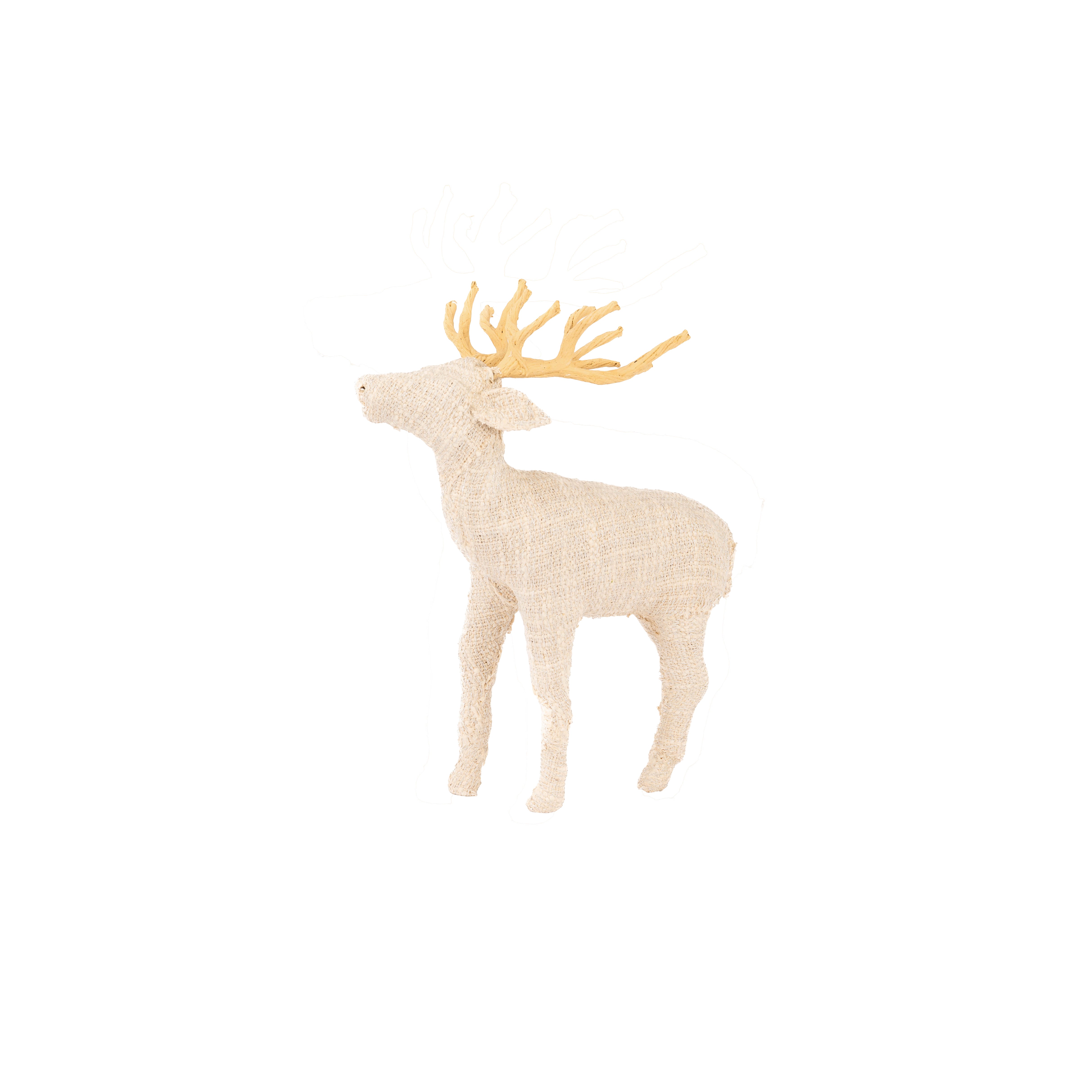 Cotton Glitz Standing Reindeer - (Medium)