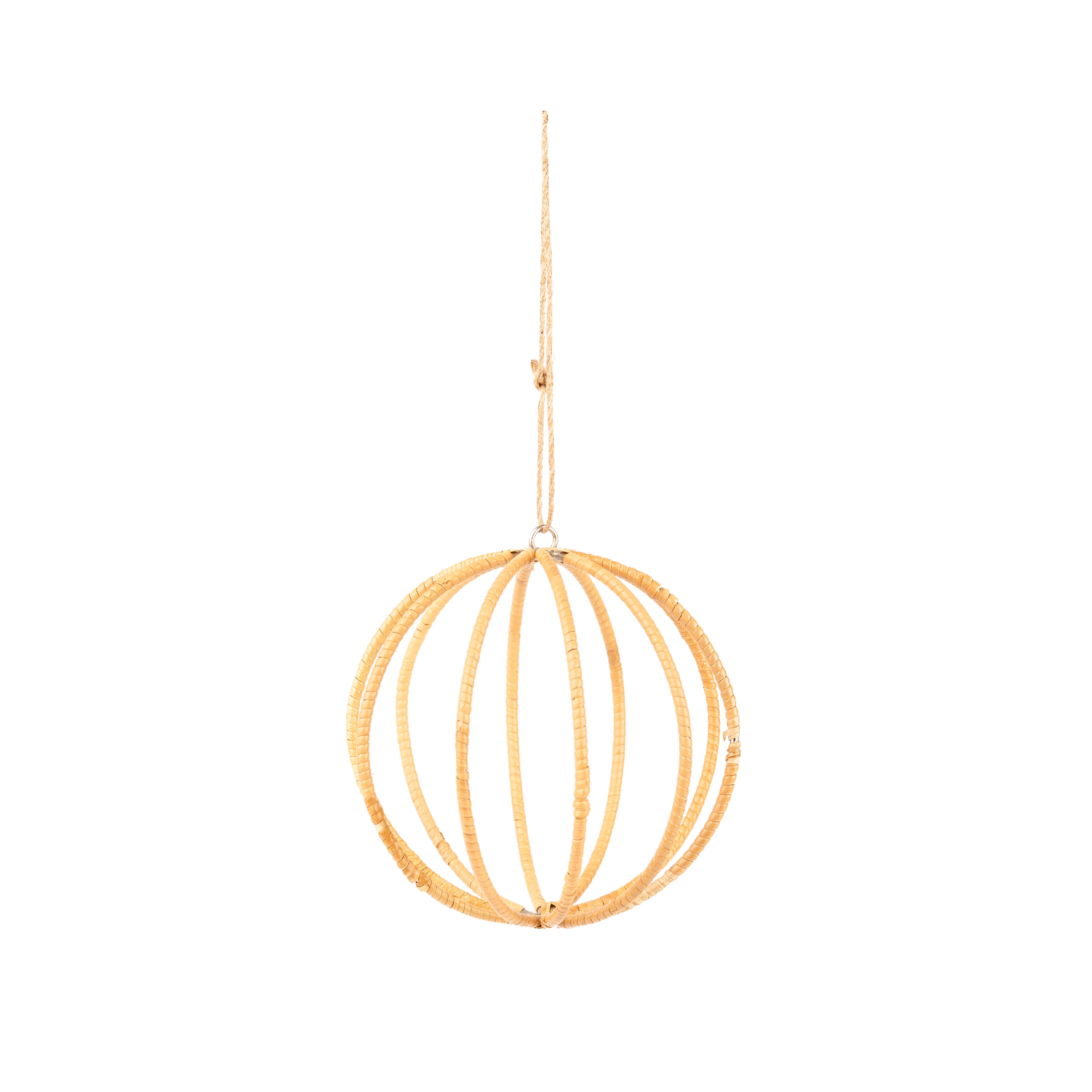 Metal & Rattan Bauble